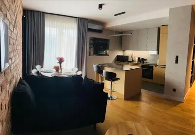 Kuchnia lub aneks kuchenny w obiekcie Industrial Siennicka 29B