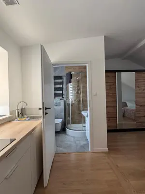 Łazienka w obiekcie Cozy Studio Warszawa Praga PGE Stadion