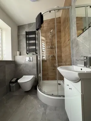 Łazienka w obiekcie Cozy Studio Warszawa Praga PGE Stadion