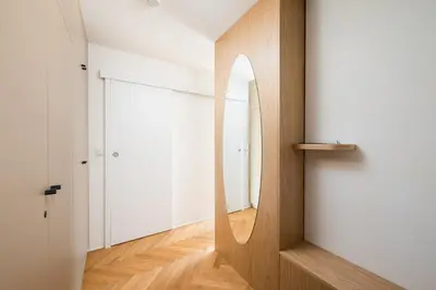 Plan piętra w obiekcie Solec Powiśle Deluxe Apartment by BookingHost