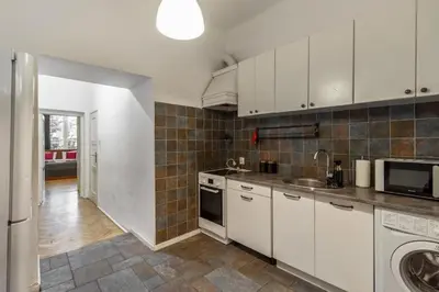 Kuchnia lub aneks kuchenny w obiekcie Golden Apartments - Great Location- Warsaw Stays-F14