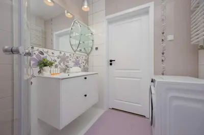 Łazienka w obiekcie Spacious Apartment for 4 People with Air Conditioning by Noclegi Renters