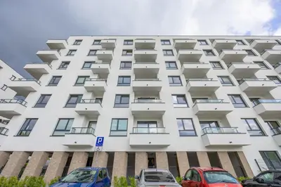 Budynek, w którym mieści się apartament