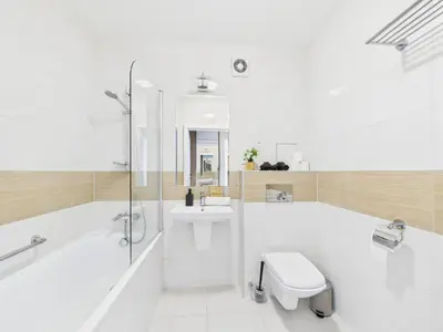 Łazienka w obiekcie Galopu 7 SuperApart - Blisko lotniska i toru Służewiec