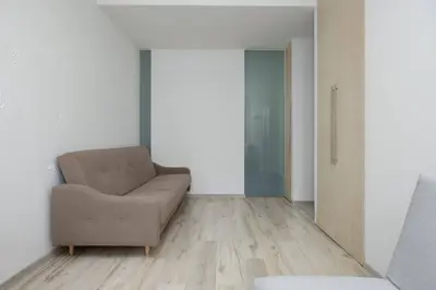 Część wypoczynkowa w obiekcie Air-conditioned Apartment near Łazienki Park with Parking by Noclegi Renters
