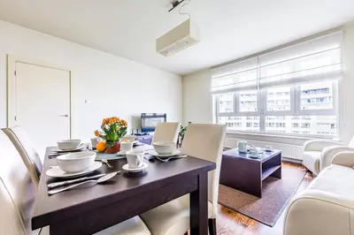Część wypoczynkowa w obiekcie Woronicza Business Studio near Chopin Airport