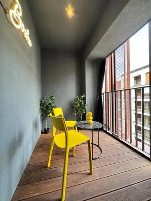Część wypoczynkowa w obiekcie VipWarsawApartments pl Browary Warszawskie