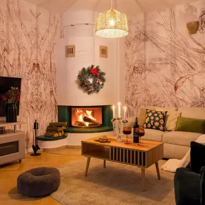 Warm & cosy 2-store 3-BR House with fireplace