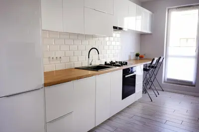 Kuchnia lub aneks kuchenny w obiekcie Lila apartament