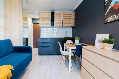 Kuchnia lub aneks kuchenny w obiekcie Urban Chic - Cozy Studio - City Center - Ogrodowa