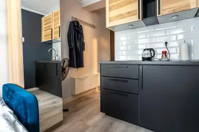 Kuchnia lub aneks kuchenny w obiekcie Urban Chic - Cozy Studio - City Center - Ogrodowa