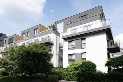 Budynek, w którym mieści się apartament