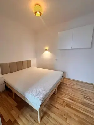 Łóżko lub łóżka w pokoju w obiekcie Warsaw Stay