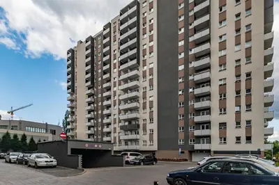 Budynek, w którym mieści się apartament