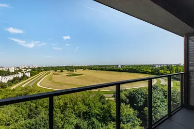 Balkon lub taras w obiekcie Kłobucka 27 -B by Homeprime