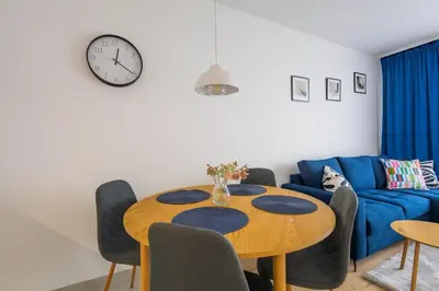 Część wypoczynkowa w obiekcie Człuchowska Apartment, Darmowy Parking