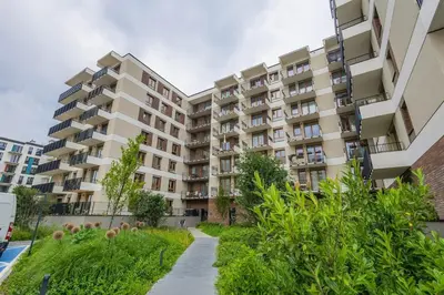Budynek, w którym mieści się apartament