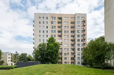 Budynek, w którym mieści się apartament