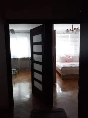 Łóżko lub łóżka w pokoju w obiekcie Ines Apart Twarda