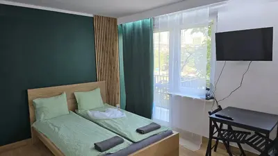 Telewizja i/lub zestaw kina domowego w obiekcie Apartament Kasia