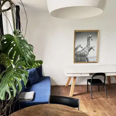 Comfy open-space apartment in Warsaw Zoliborz
