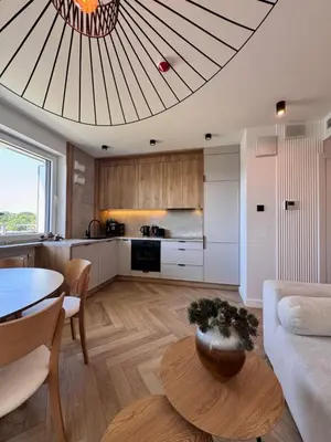 Kuchnia lub aneks kuchenny w obiekcie Family & Business Apartments PREMIUM SPA No 3 - 2 Bedroom with Private Jacuzzi, Balcony, Parking
