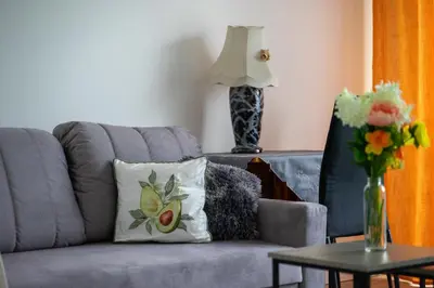 Część wypoczynkowa w obiekcie Kruczkowskiego Apt - Balcony, Top Location - by Rentujemy