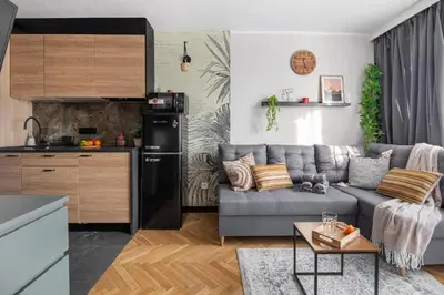 Kuchnia lub aneks kuchenny w obiekcie Modern Studio Bruna by VAYA STAYS