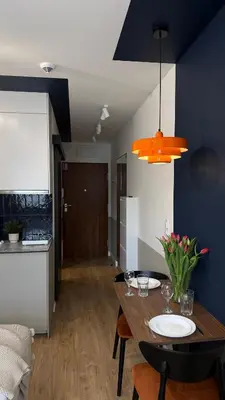 Kuchnia lub aneks kuchenny w obiekcie Zgierska 1 by Homeprime Parking Free