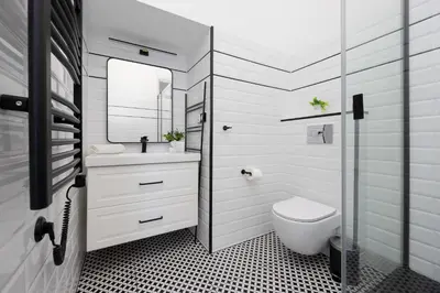 Łazienka w obiekcie Tasteful Studio Located Near PGE Narodowy by Noclegi Renters