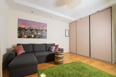 Część wypoczynkowa w obiekcie Downtown Living Franciszkanska 2 Rooms