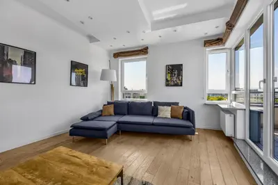 Część wypoczynkowa w obiekcie Włodarzewska Apt - 55m2, Parking, Balcony - by Rentujemy