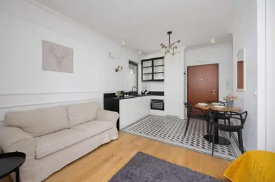 Kuchnia lub aneks kuchenny w obiekcie Atmospheric Studio with Terrace and Parking by Noclegi Renters