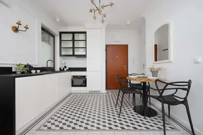 Kuchnia lub aneks kuchenny w obiekcie Atmospheric Studio with Terrace and Parking by Noclegi Renters