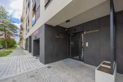 Budynek, w którym mieści się apartament