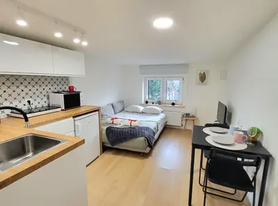 Plan piętra w obiekcie Marymoncka 61A studio A i B SuperApart