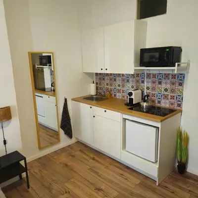 Kuchnia lub aneks kuchenny w obiekcie Smulik Flat 23