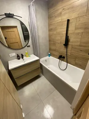 Łazienka w obiekcie Fantastic-Inn Warszawa - Hoża