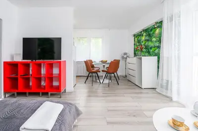 Telewizja i/lub zestaw kina domowego w obiekcie ShortStayPoland Anielewicza B130