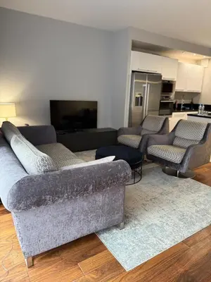 Część wypoczynkowa w obiekcie Apartament 3 pokojowy Miasteczko Wilanów 77m2