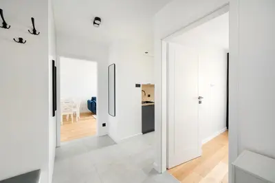 Plan piętra w obiekcie Stawy Brustmana Homly Apartment by BookingHost
