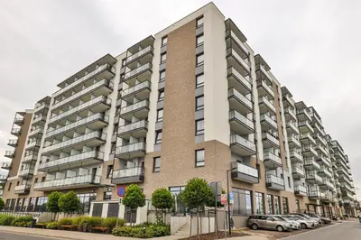 Budynek, w którym mieści się apartament