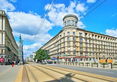 Budynek, w którym mieści się apartament
