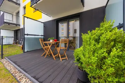 Budynek, w którym mieści się apartament