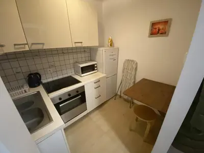Kuchnia lub aneks kuchenny w obiekcie Fantastic-Inn Warszawa - Świętokrzyska