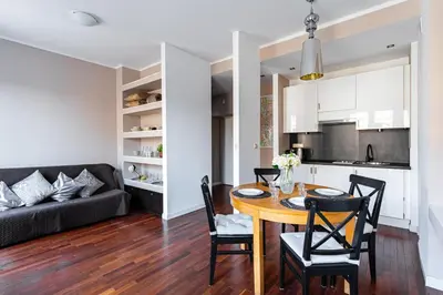 Kuchnia lub aneks kuchenny w obiekcie Warecka street Super central Apt Free parking