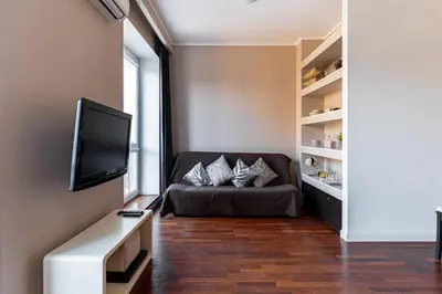Telewizja i/lub zestaw kina domowego w obiekcie Warecka street Super central Apt Free parking
