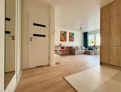 Część wypoczynkowa w obiekcie Cozy Stay Washington Avenue Apartment