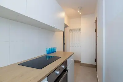 Kuchnia lub aneks kuchenny w obiekcie Leszno 34-36 Rooms SuperApart