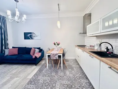 Kuchnia lub aneks kuchenny w obiekcie Rental Apartments Krochmalna